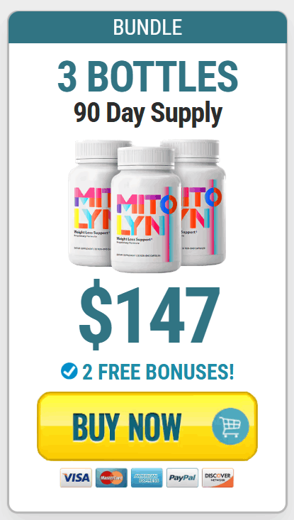 Mitolyn Dietary Supplement 3 bottle